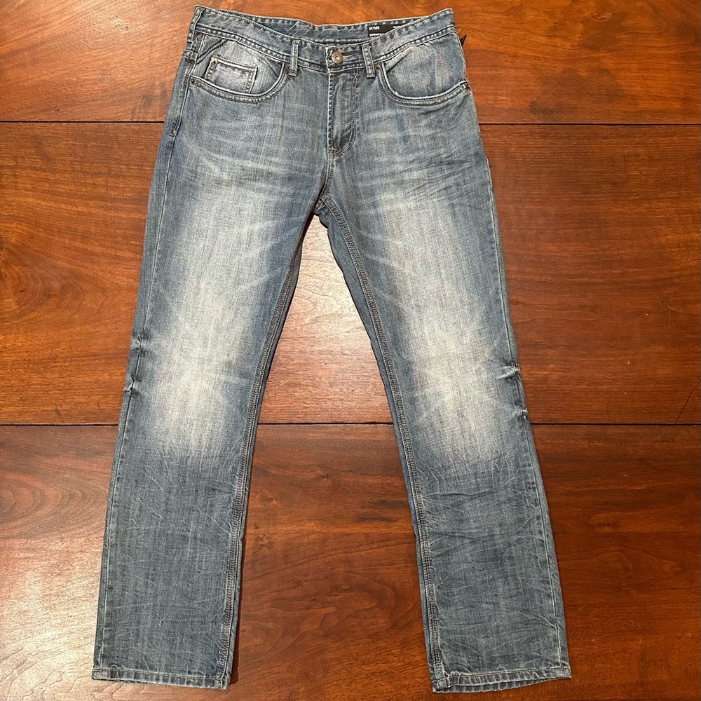 Men's Skyler Buffalo Blu Slim Straight Authentic Denim 32x32